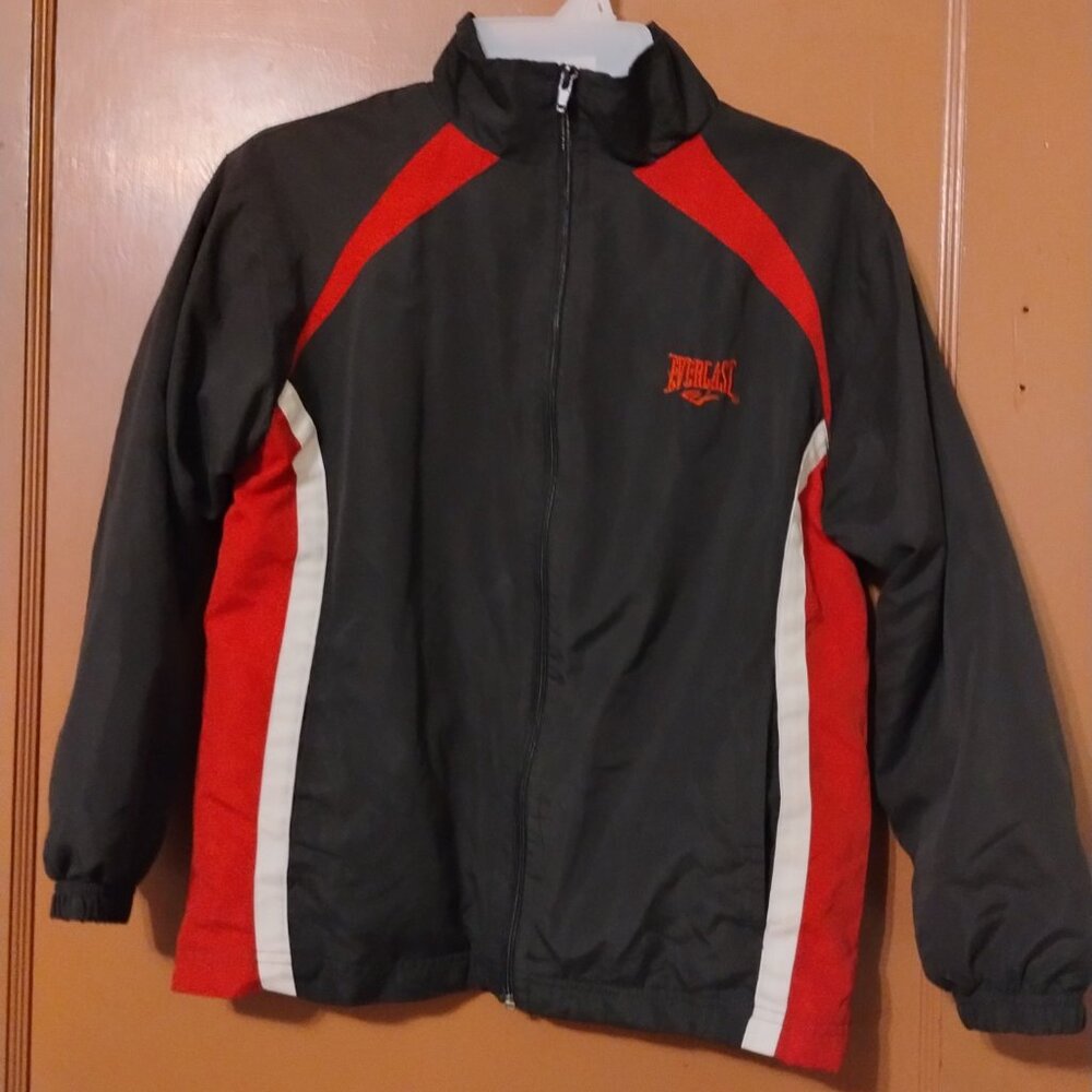 VINTAGE BOYS MEDIUM 10/12 WINDBREAKER THIN JACKET-EVERLAST